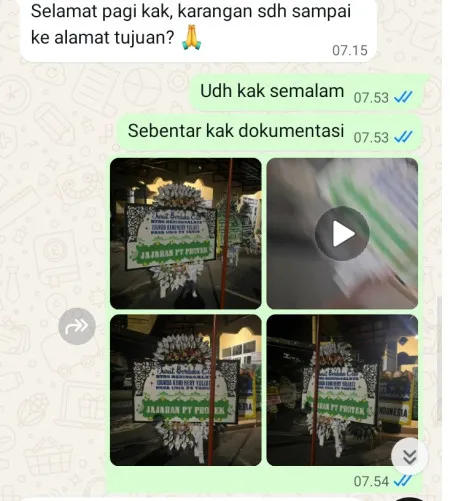 Pengiriman Papan Bunga Selamat Pantai Indah Kapuk