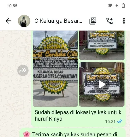 Pengiriman Papan Bunga Duka Pantai Indah Kapuk