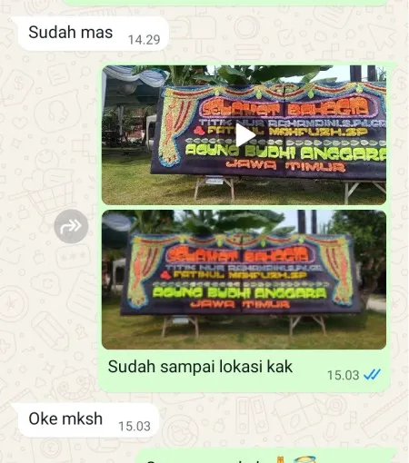 Pengiriman Papan Bunga Pantai Indah Kapuk