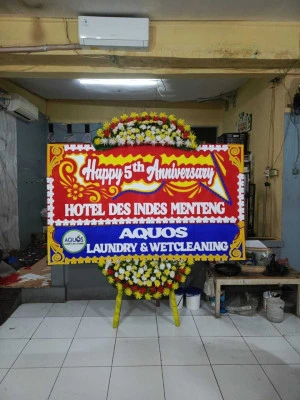 Papan Bunga di Pantai Indah Kapuk