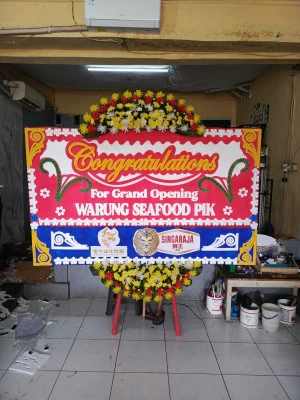 Papan Bunga di Pantai Indah Kapuk