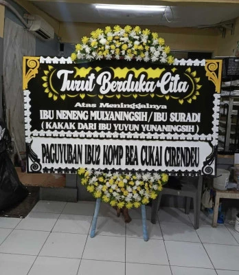 Papan Bunga di Pantai Indah Kapuk